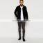 high quality two pocket denim wholesale custom black jacket