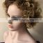 2016 Hot Sale Top Quality Human Hair Full Lace Wig Women Small Wig Explosion Head Cap,Curly Wig Caps