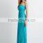 Sexy strapless smocked bodice gown perfect evening gown