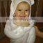100 bamboo Fiber very soft natural color hooded baby towels hot selling Amazon baby products
