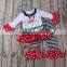Boutique Winter Christmas Outfits Snow Man Persnickety Christmas Wholesale Baby Clothes