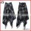 Women's winter fashion check pattern cashmere acrylic shawl