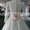 Muslim Wedding Dress HMY-D487 New Arrival Real Sample Floor length Beaded Lace Long Sleeves Muslim Wedding Gown