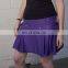 Ladies Purple Modern Utility Kilt with Adjustable Straps