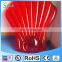 2017 Eco-friendly 6P PVC Red Transparent Inflatable Seashell Float