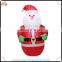 Christmas santa claus, animate santa claus decorations for promotion, inflatable xmas yard ornament for outdoor event