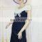 Wholesale denim jeans with white butterfly lace dress for junior office lady