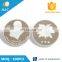 Newest fashion customized metal wedding anniversary souvenir coin
