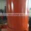 emergency orange color portable self standing electrical motorized telescopic tripod mast 6m