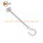 Pole line fitting J bolt hook bolt /YJBH series long type Pig tail Hook