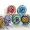 wholesale rainbow color 100% mercerized cotton yarn ball