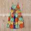 Children's European and American Summer Girls African Bohemian Style Sleeveless Strap Backless Dress