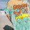 Women's T-shirt short sleeve processing printing craft casual cartoon letter pattern loose round collar