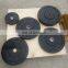 Wholesale barbell weight lifting plates black bumper plate for gym equipment