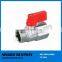 Nickel plated Brass Mini ball valve