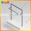 Utility floor-standing metal clothing display racks/stands