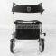 lightweight foldable european style deluxe brake inside handle adjustable forearm patient walker rollator with storage bag