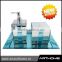 Clear Sea shell blue bathroom accessory set China, Bathroom set                        
                                                Quality Choice