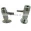 China ISO standard ss 304 316 stainless steel Sanitary male thread sample valve