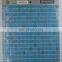 Hot Melted Blue Swimming Pool Mosaic With Handpainted Golden pattern JBN Ceramics