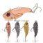 5.5cm 11g 4 Colors Saltwater Mandarin Fish Bait With Treble Hooks and Strong Bicyclic Ring Bionic VIB Bait Fishing