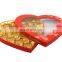 Wholesale custom cardboard paper heart shaped gift packaging box