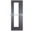 Grey stain stylish twin vertical rose copper inlay down house doors