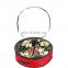 K&B durable christmas wreath storage bag red round christmas wreath storage bag with handle