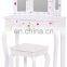 Kids Vanity Table With Chair And Mirror