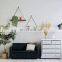 Set of 2 Wood Hanging Shelves for Wall - Farmhouse Rope Shelves for Bedroom Living Room Bathroom