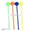 Custom Biodegradable Plastic Silicone Swizzle Stir Stick Sticks, Cocktail Tea Coffee Drink Stirrer