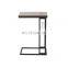 Small furniture living room bedroom Mobile Slide Under Couch Sofa Snack End Coffee Side Table With wheels Castors