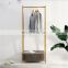 Eco-friendly Bamboo storage stand rack Hat Coat Hanger Rack with cloth Storage box