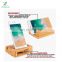 Bamboo Cell Phone Stand with Sound Amplifier Wooden Desktop Mobile Phone Holder