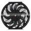 JDM racing black slim 12 inch push pull radiator engine bay cooling fan universal 12v