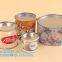 PET Jar 85mm neck size food grade clear PET plastic Can screw type with aluminium easy open endsPackaging plastic can 25