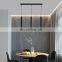 Modern Lights Track Lamp Dimmable Long Tube Spot Light Rail Ceiling Pendant Lamp For Home Store