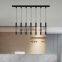 Contemporary Design Minimalist Ceiling Spotlight Bedroom Aluminum Black LED Track Pendant Light