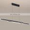 Nordic LED Chandelier Fashion Creative Ceiling Hanging Lamp For Restaurant Dining Table Office Simple LED Strip Pendant Light