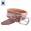 Buckle Closure Type Best Quality Matching Stitching Customize Color Fashionable Style Luxury Genuine Leather Belt for Men
