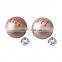 Car Modified Shift Head 5/6 Speed Round Stick Head Manual Gear Shift Knob M10*1.5 Aluminum Ball Gear Head