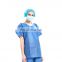 Medical customized hospital patient gown with short sleeve