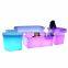 Waterproof Nightclub Led cube luminous table bar furniture tables and chairs sofa set led plastic outdoor bar furniture