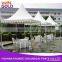 Commercial luxury 5x5m clear span canopy tent with white pvc cover clear window