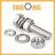 Industrial Bolt DIN933 - 45 Material, Class 10, Oil Treated Surface