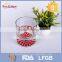 High Quality Thick Bottom coloured CLEAR glass tumbler with pattern