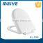 HL-036 MEIYE PP 430*360*65mm Round Soft-closing Toilet Seat Cover Ramp Down Toilet Lid