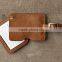 brown leather luggage tag gift idea