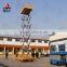 mobile four wheels hydraulic scissor lift platforms with Handrail