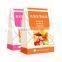 side gusset and square bottom plastic packaging bag for potato chips/snacks